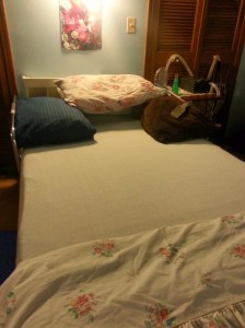 03 25 2014 Carens Mom setting up Carens Hospital Bed at home for a New Day