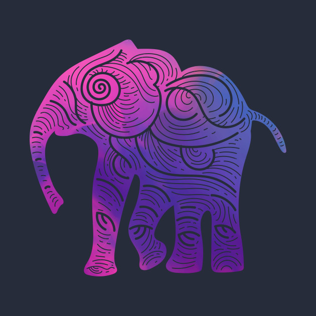 purple elephant